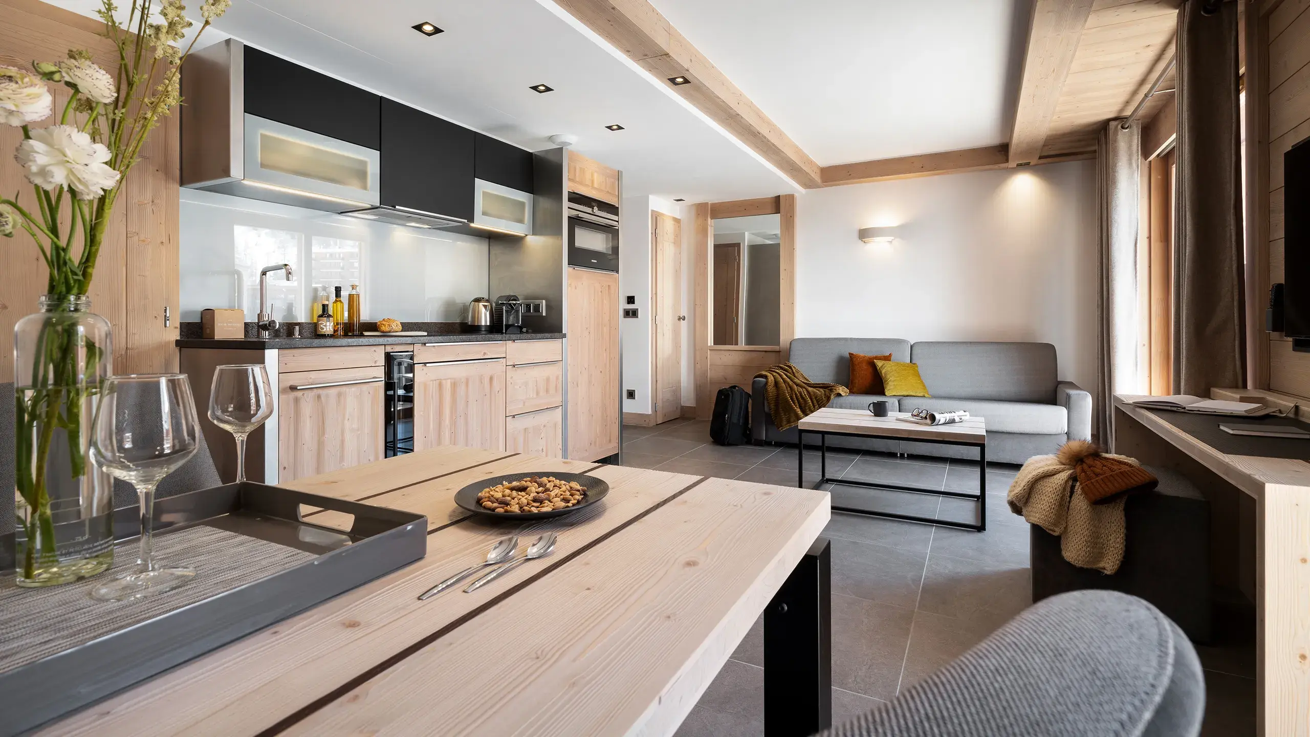 Manaka - La Plagne - Pour votre confort - Pièce à vivre