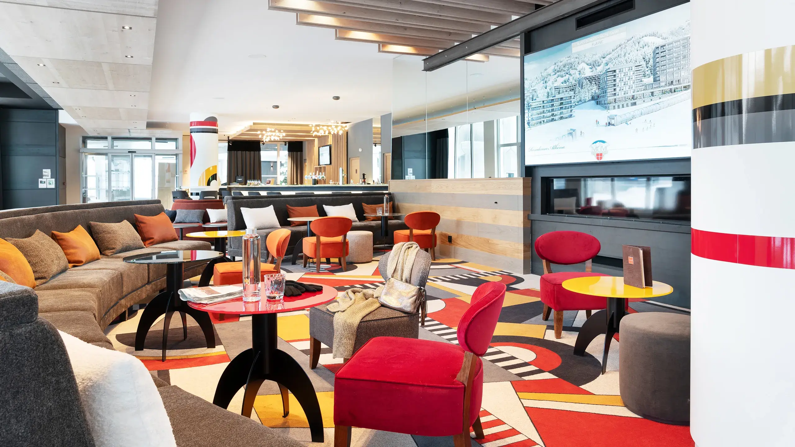 M'Bar de l'hôtel & résidence Alhéna à Flaine 