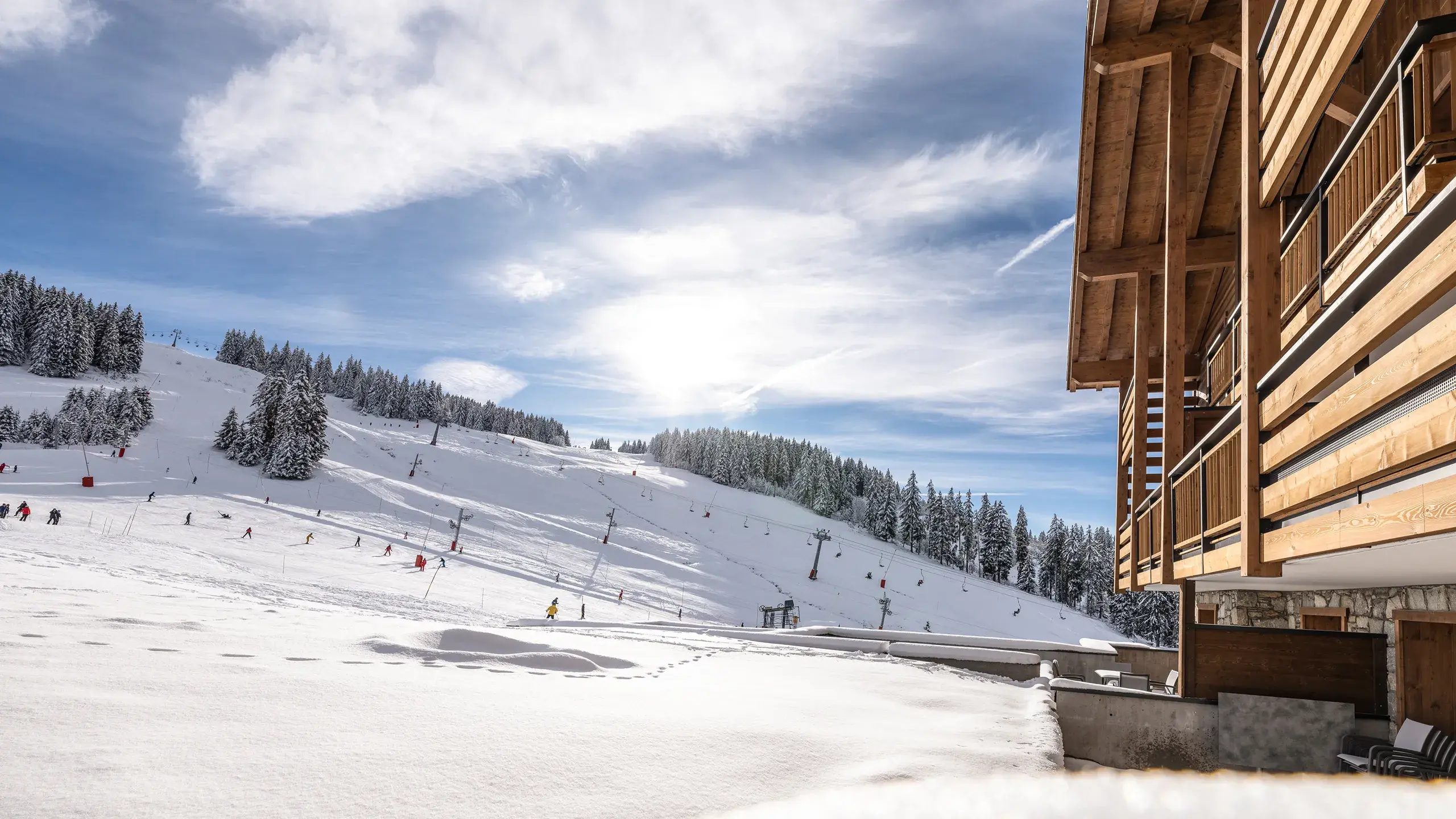 Résidence Hameaux de l'Ours à Manigod La Croix Fry vue extérieure