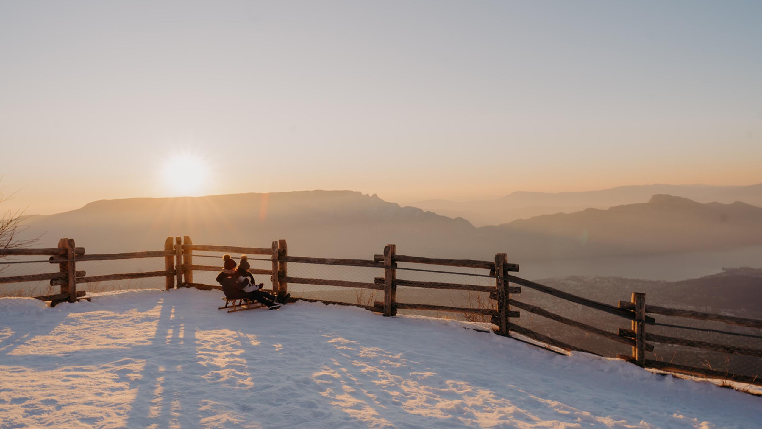 Aix-les-Bains - Hiver - Vue sur le Lac du Bourget