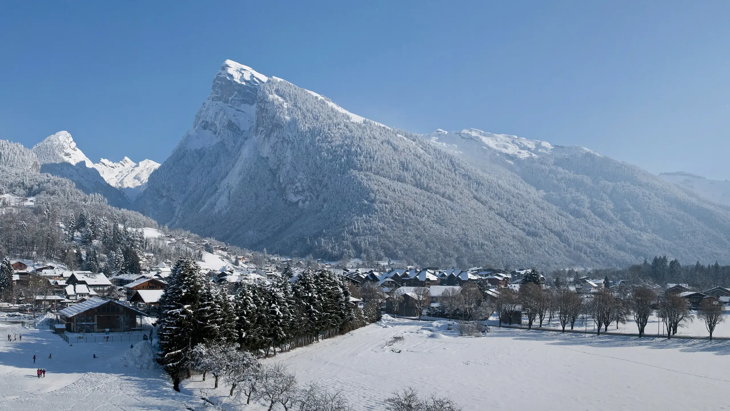 Massif du Giffre - Samoëns - Hiver - Le Criou