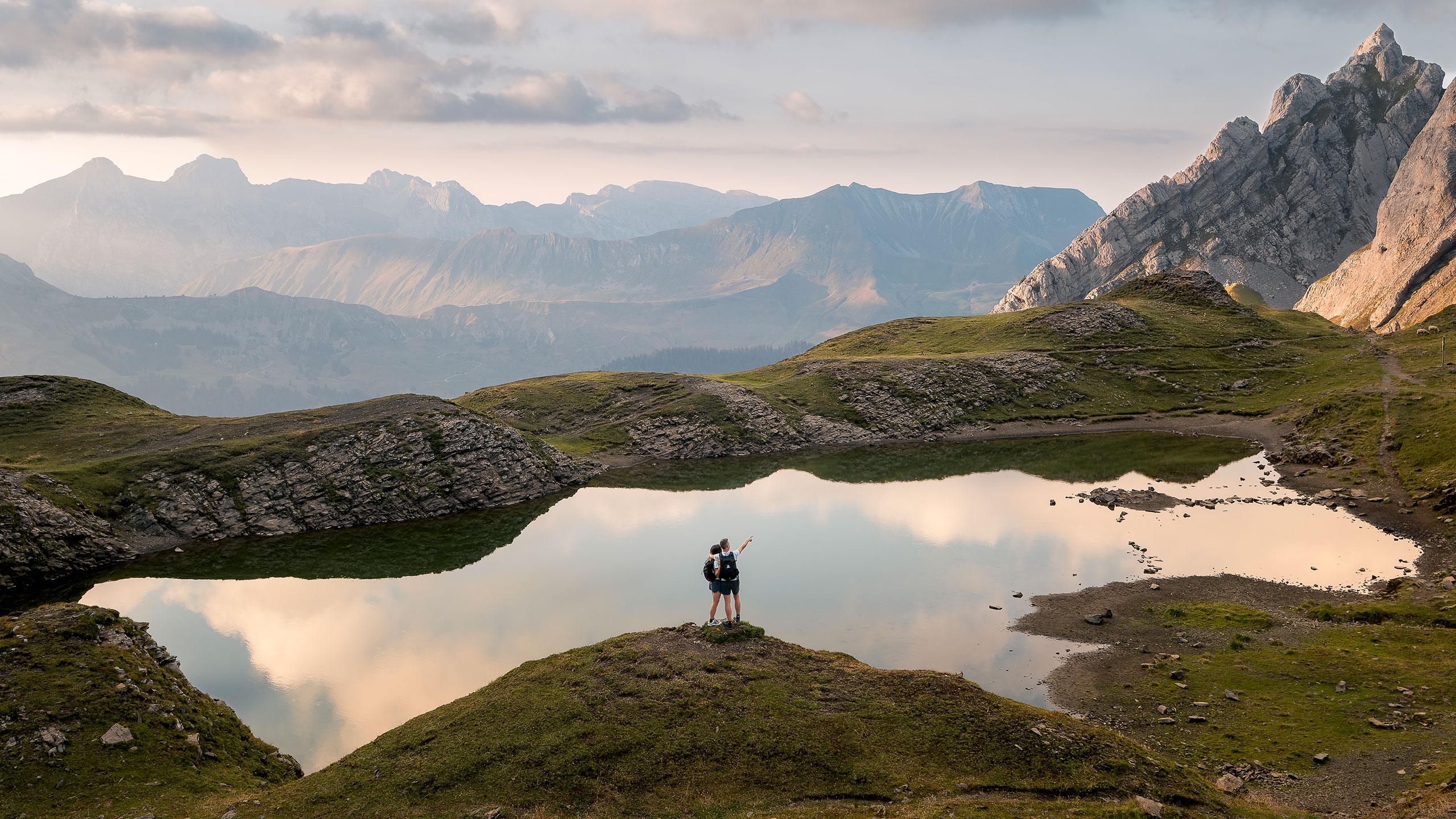 Aravis - Été - Randonnée avec pause à un lac