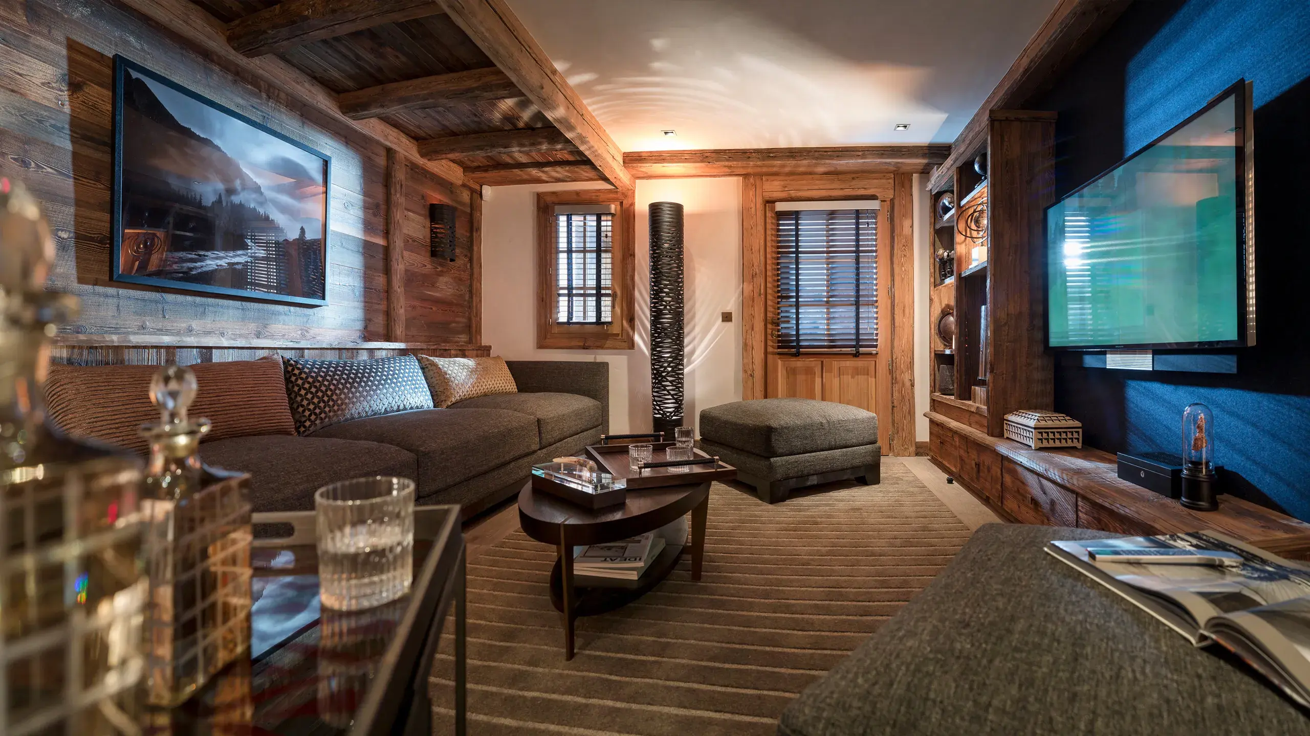 La Ferme de Juliette - Le Grand-Bornand - Salle home cinéma