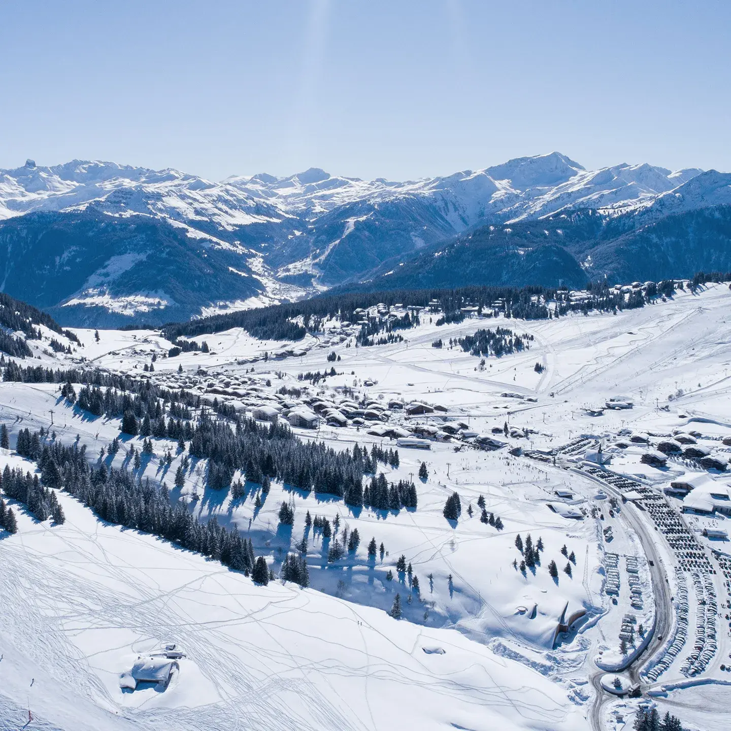 Domaine skiable des Saisies, destination Espace Diamant en Savoie