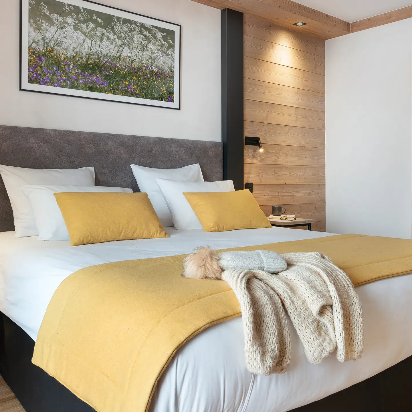 Chambre dans un appartement à vendre au Hameau de l'Ours à Manigod La Croix Fry 
