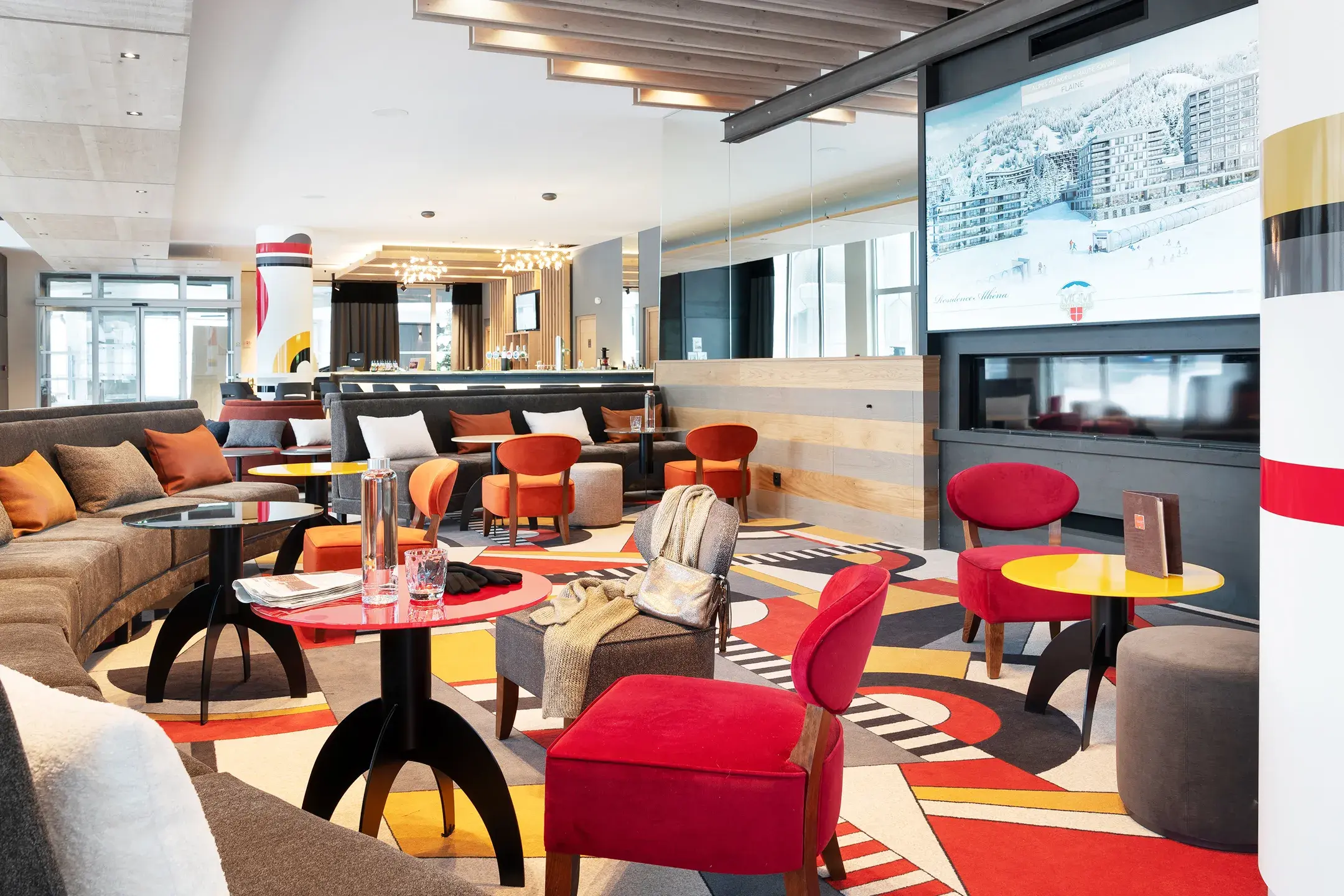 M'Bar de l'hôtel & résidence Alhéna à Flaine 