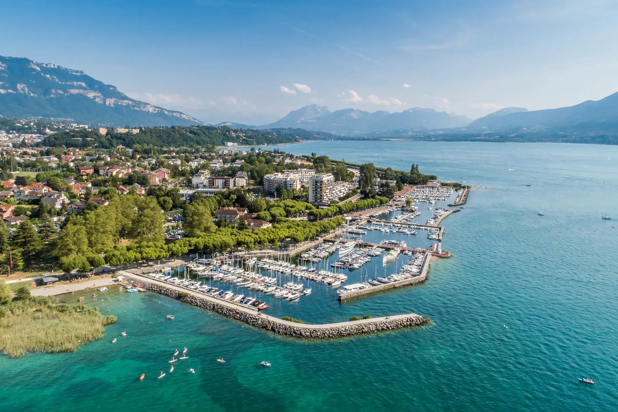 Vue sur le lac du Bourget 