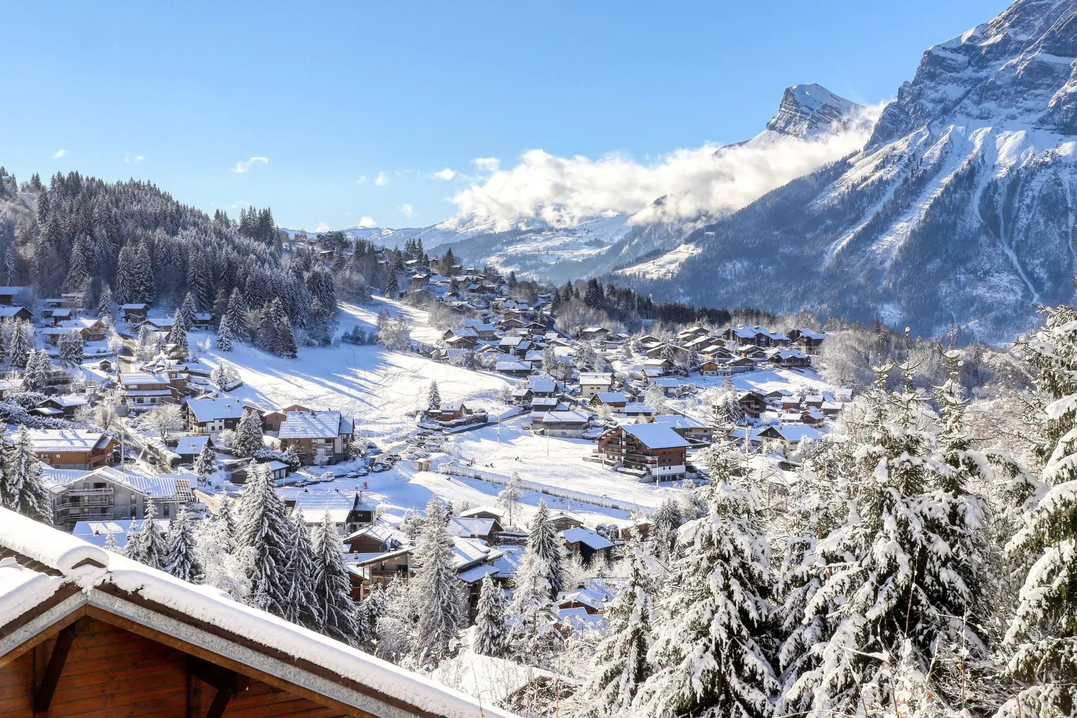 Les Carroz d'Arâches - Hiver - Village