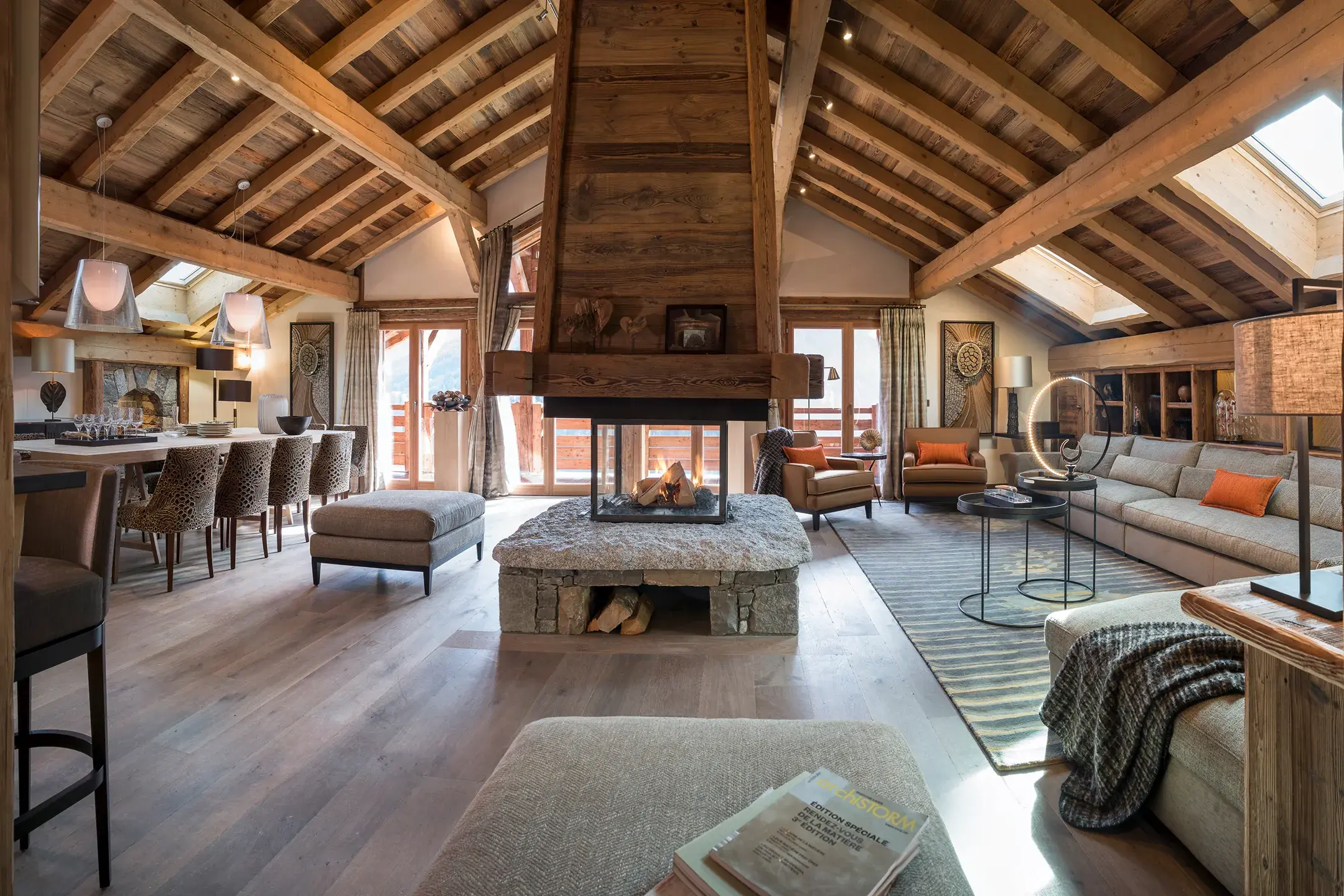 La Ferme de Juliette - Le Grand-Bornand - Été - Salon