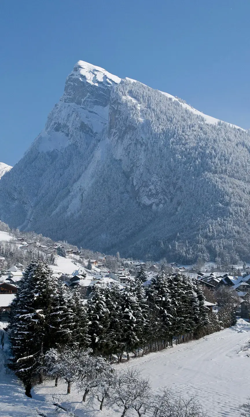Massif du Giffre - Samoëns - Hiver - Le Criou