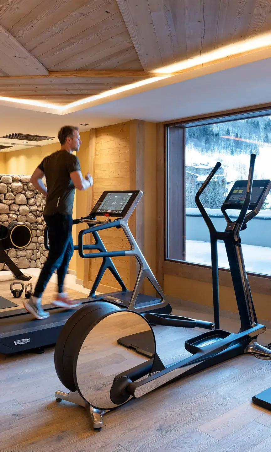 Salle de fitness - Spa Montagnes du Monde® - Résidence Akoya à Valmorel