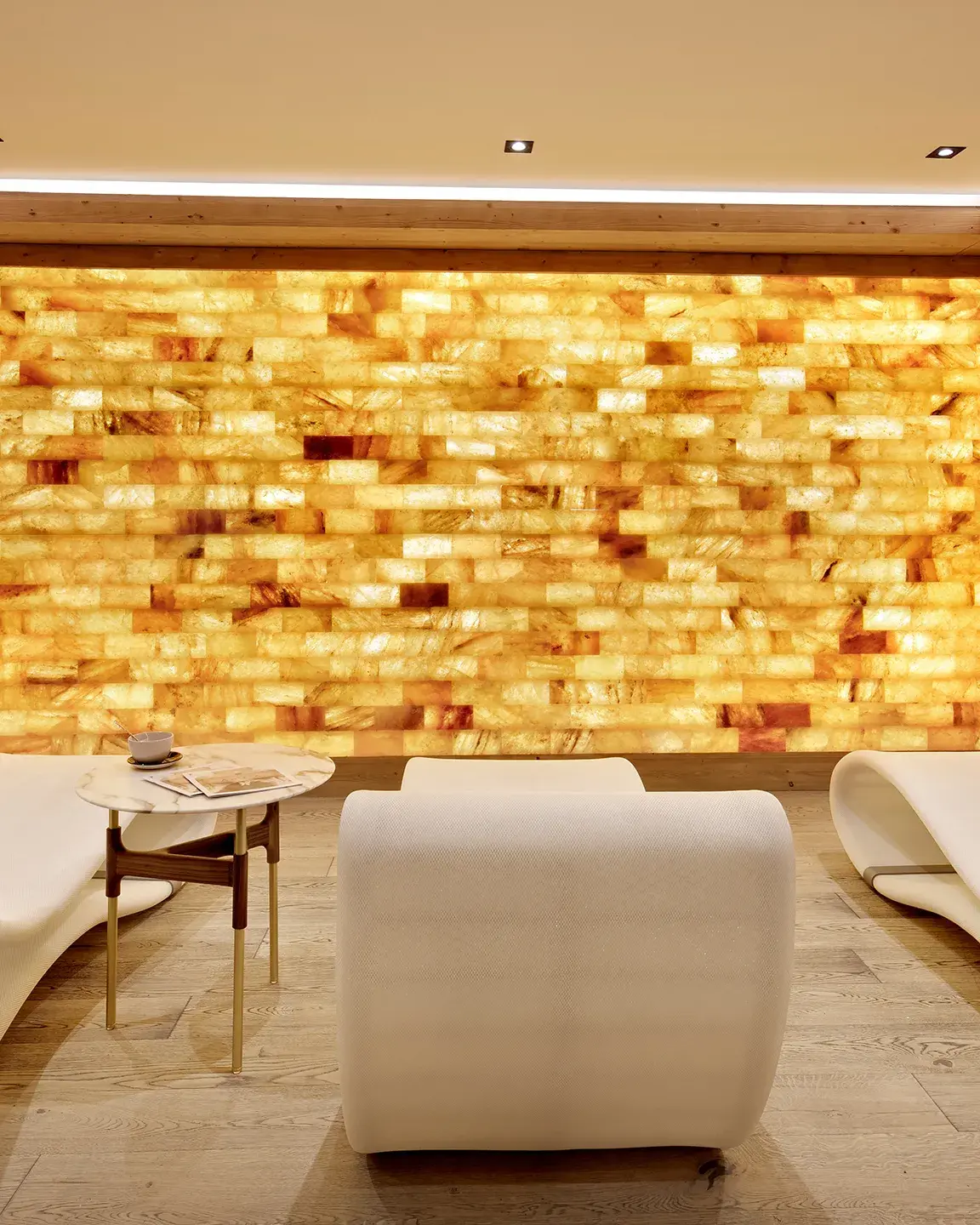 Mur de sel du Spa Montagnes du Monde®