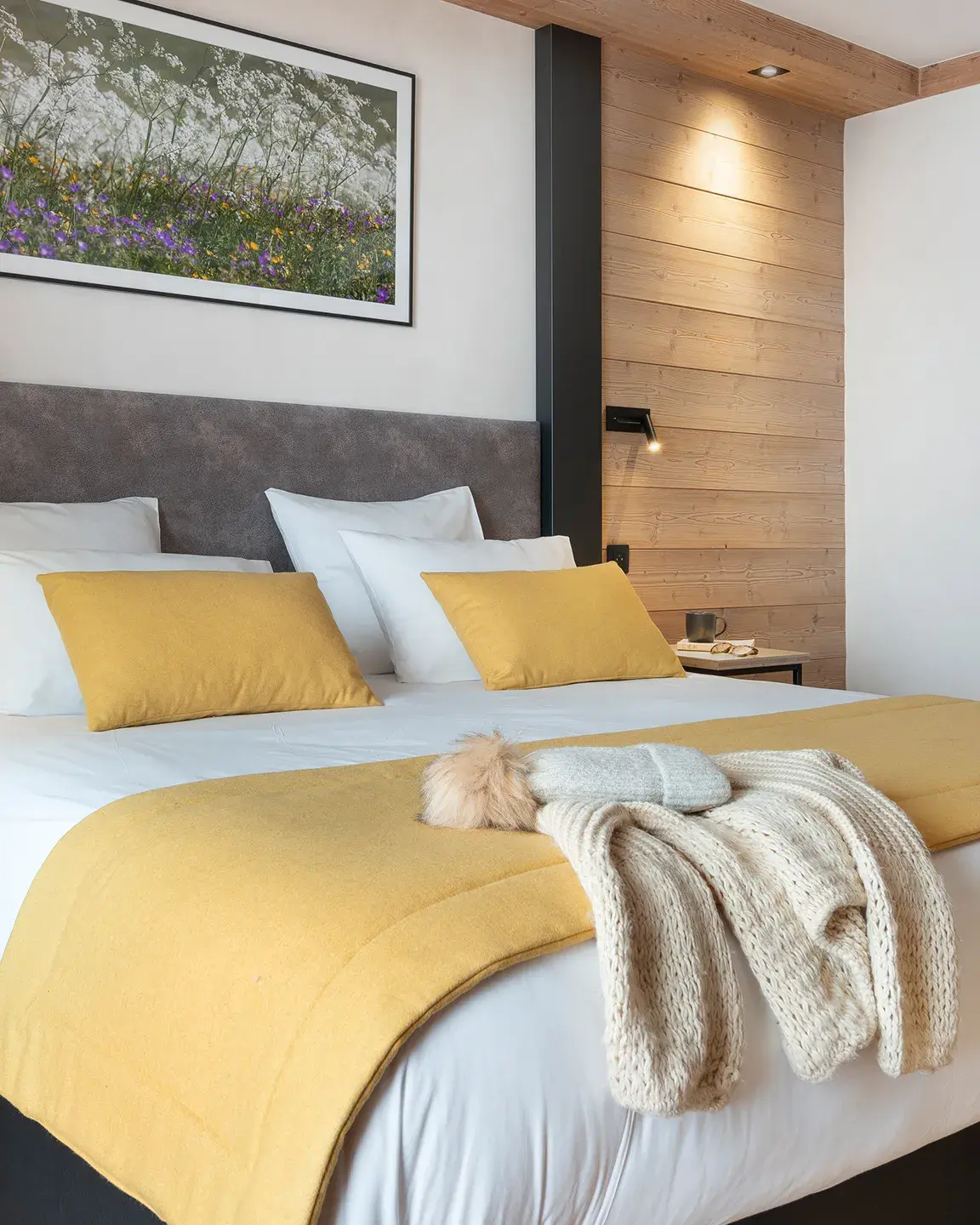 Chambre dans un appartement à vendre au Hameau de l'Ours à Manigod La Croix Fry 