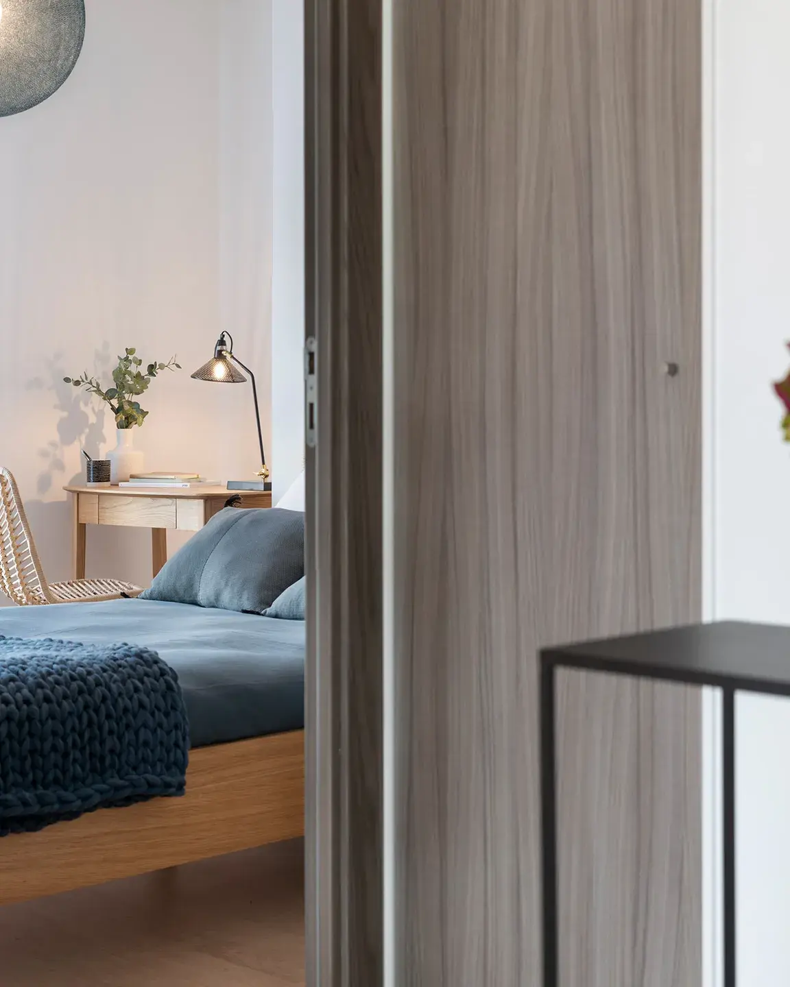 Chambre d'un appartement au Clos Marlioz situé à Aix les Bains en Savoie