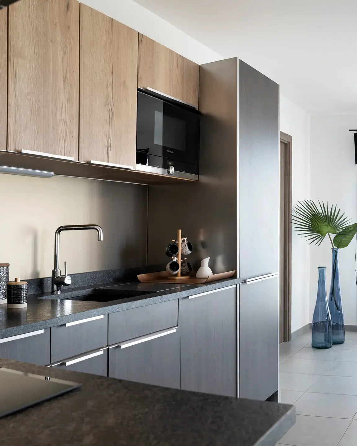 Cuisine dans un appartement du Jardin Cardinal à Annecy