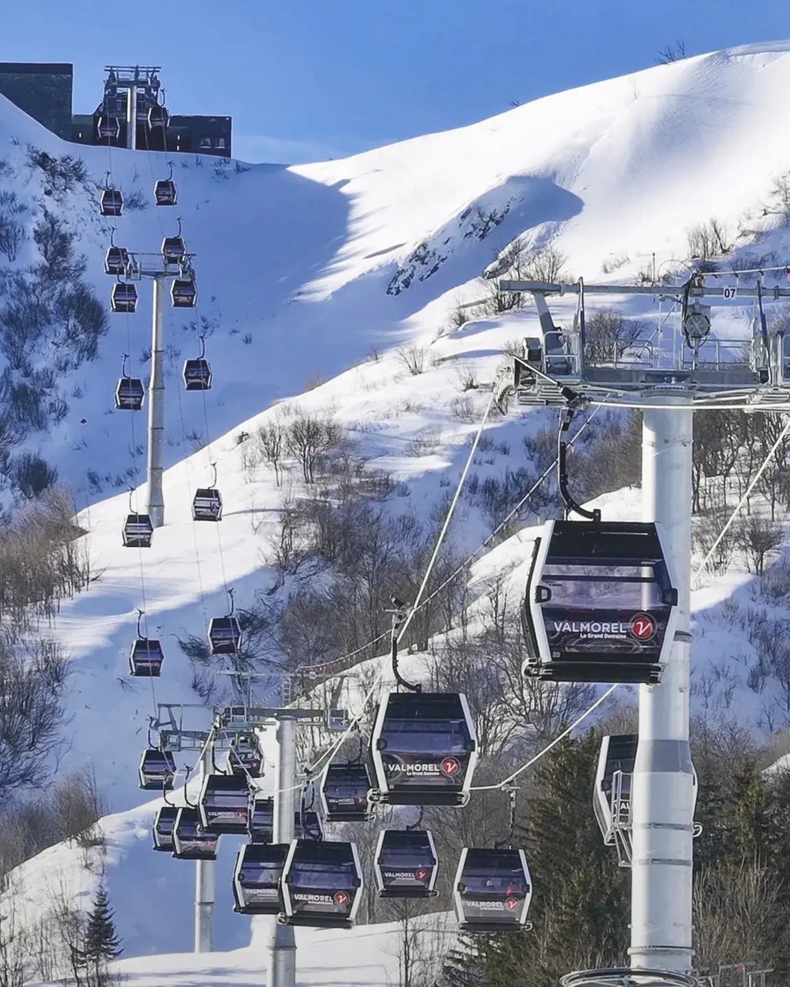 Le Grand Domaine - Valmorel - Hiver - Télécabine