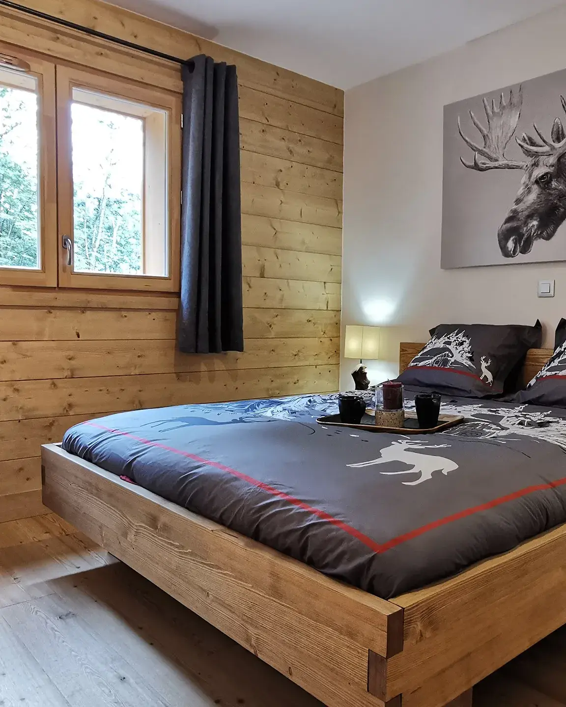 Chambre du Chalet Caribou aux Saisies