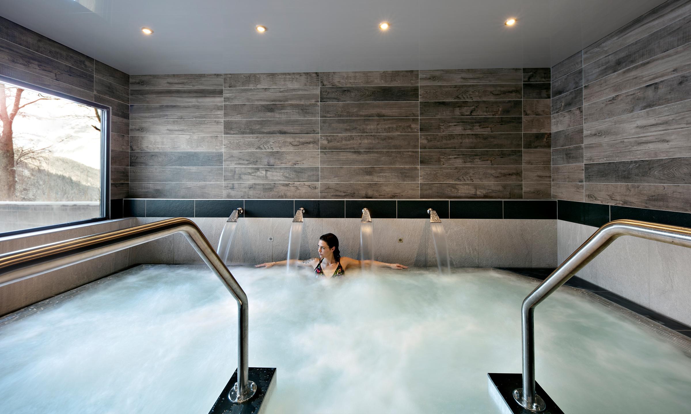 Bain bouillonnant des Chalets Elena aux Houches