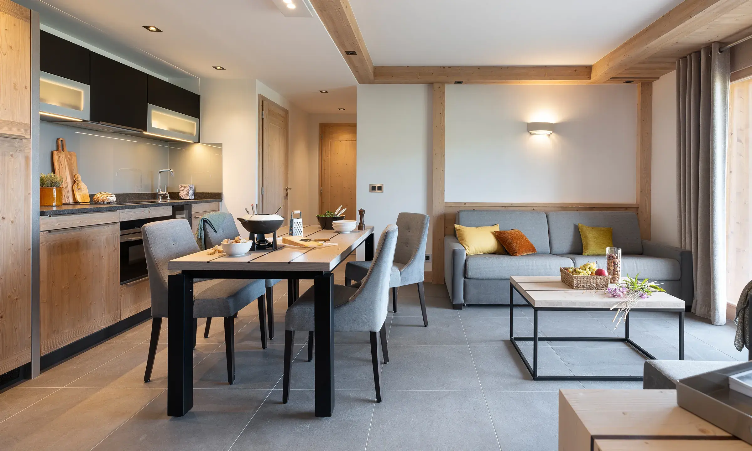 Destination La Plagne - Votre Appartement - Pièce à vivre