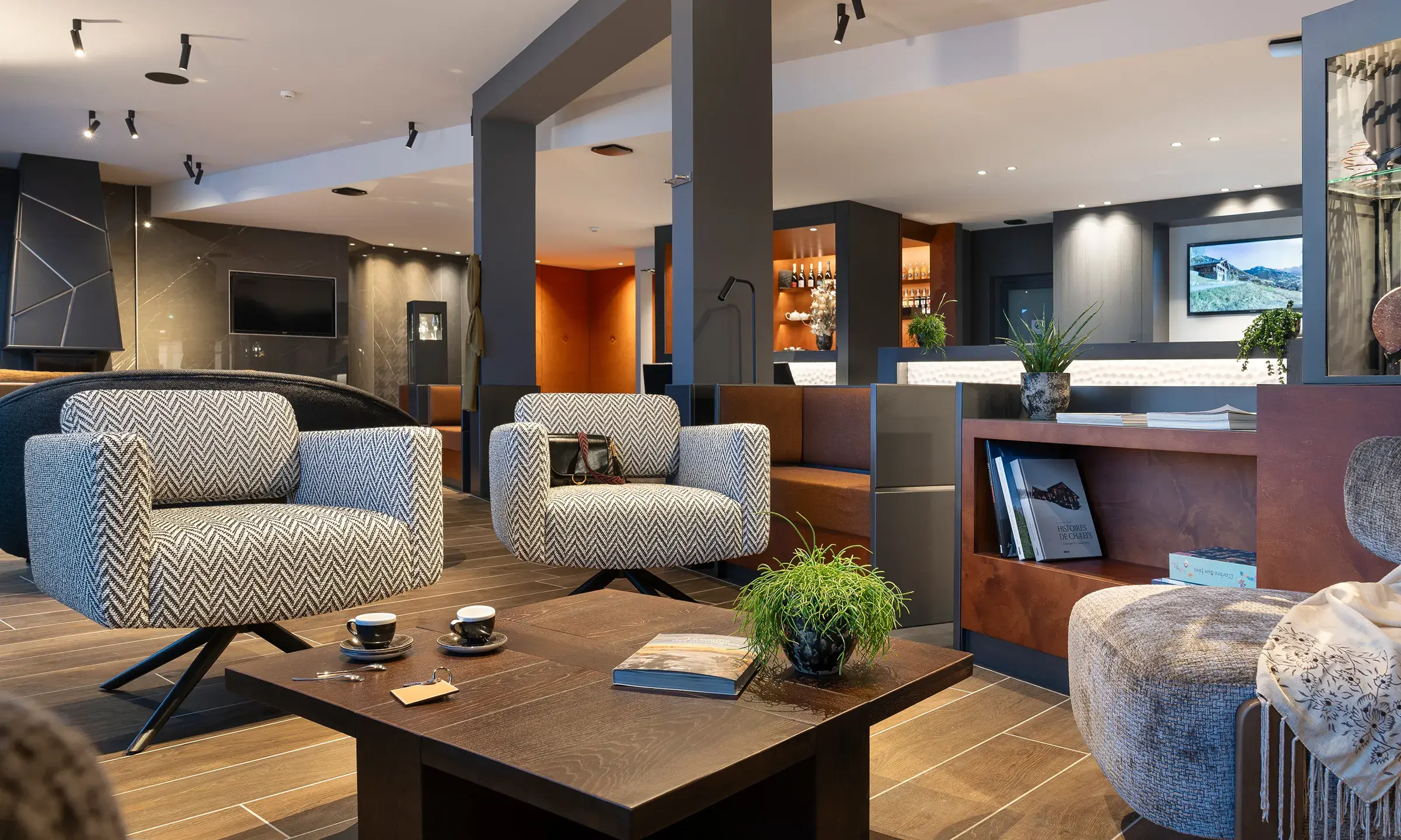 M'Bar de la résidence Chalets Láska aux Contamines-Montjoie