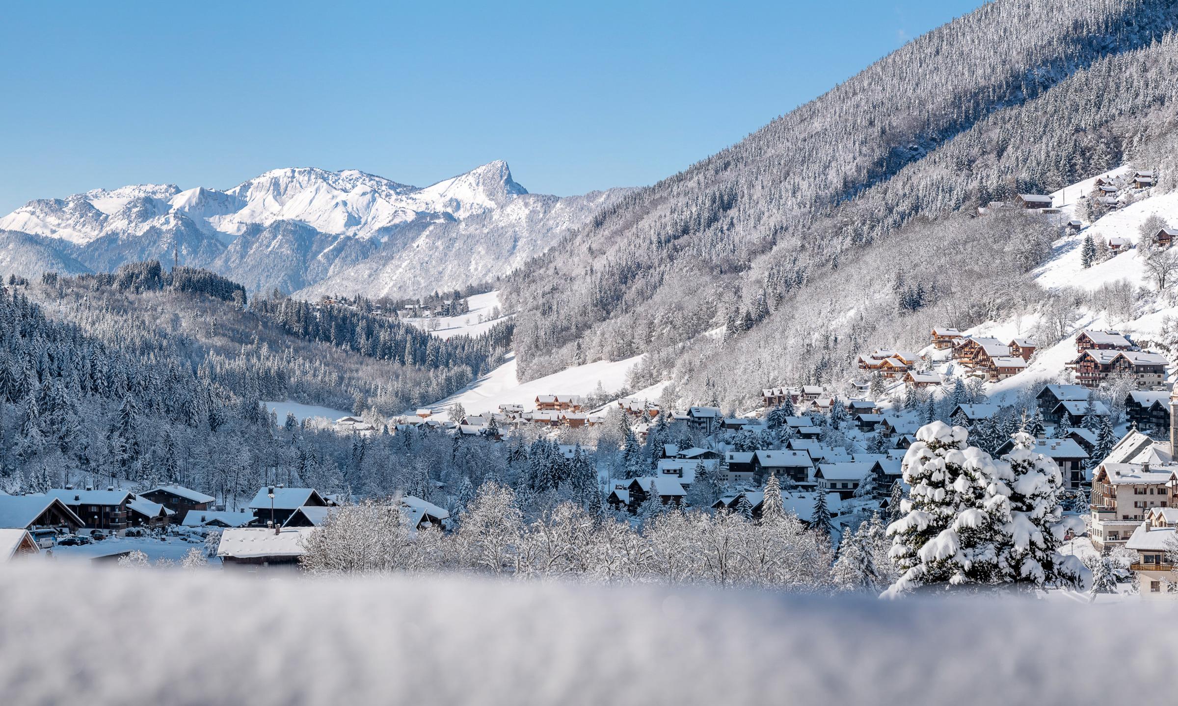 Chalets de Joy - Le Grand-Bornand - Vue sur le massif des Aravis
