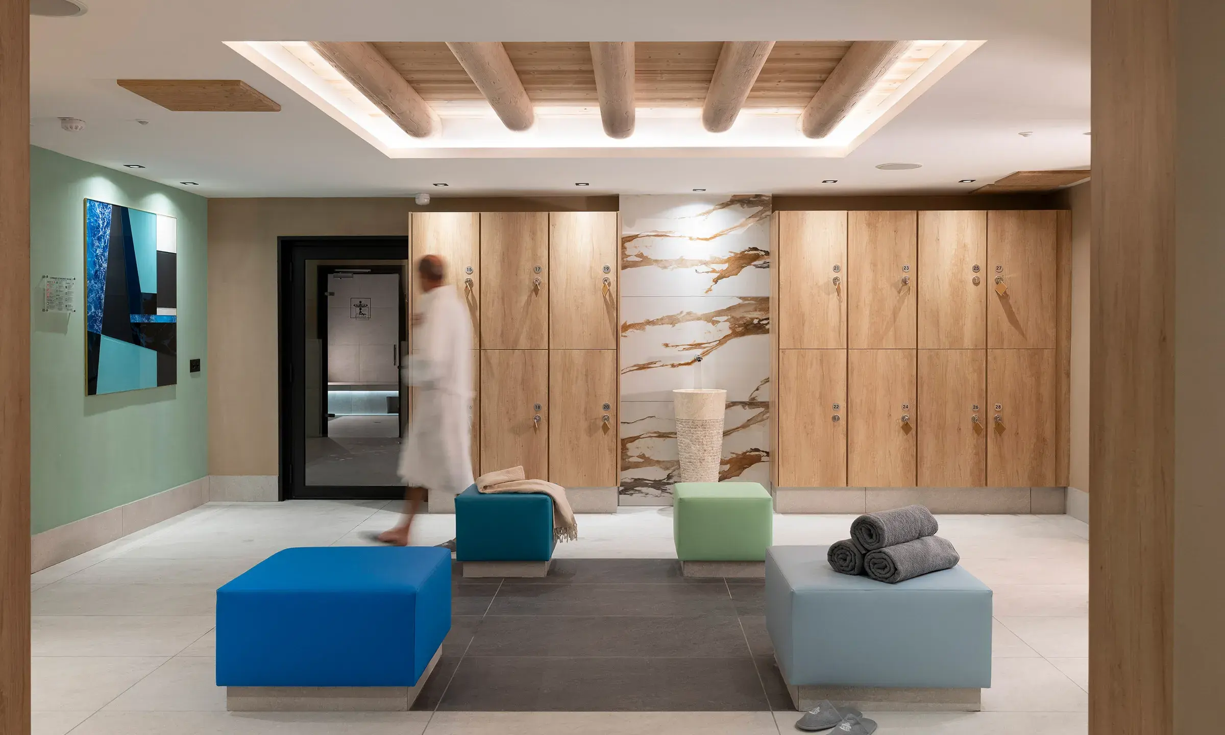 Akoya - Valmorel - Espace bien-être - Vestiaire