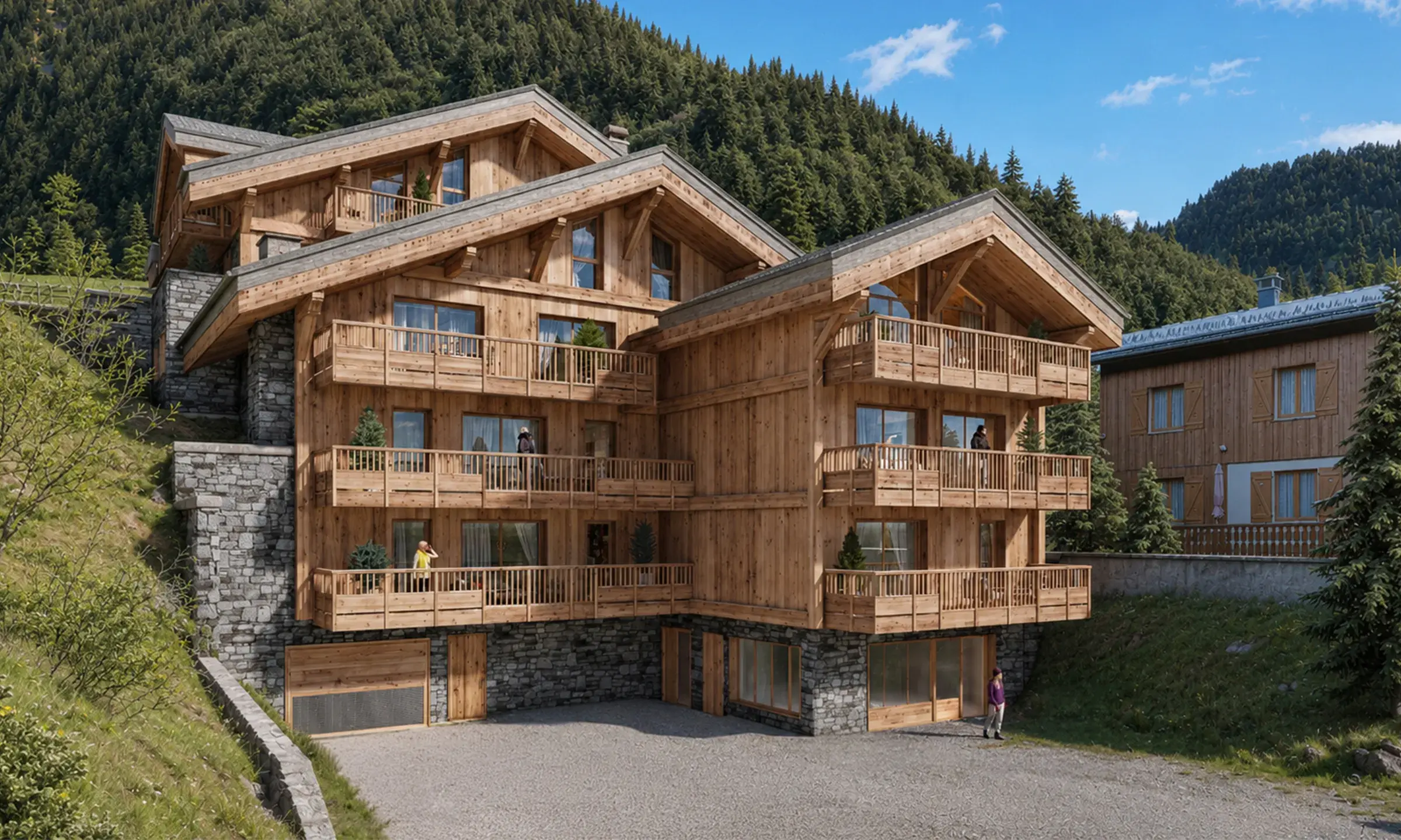 Chalet Naya en été