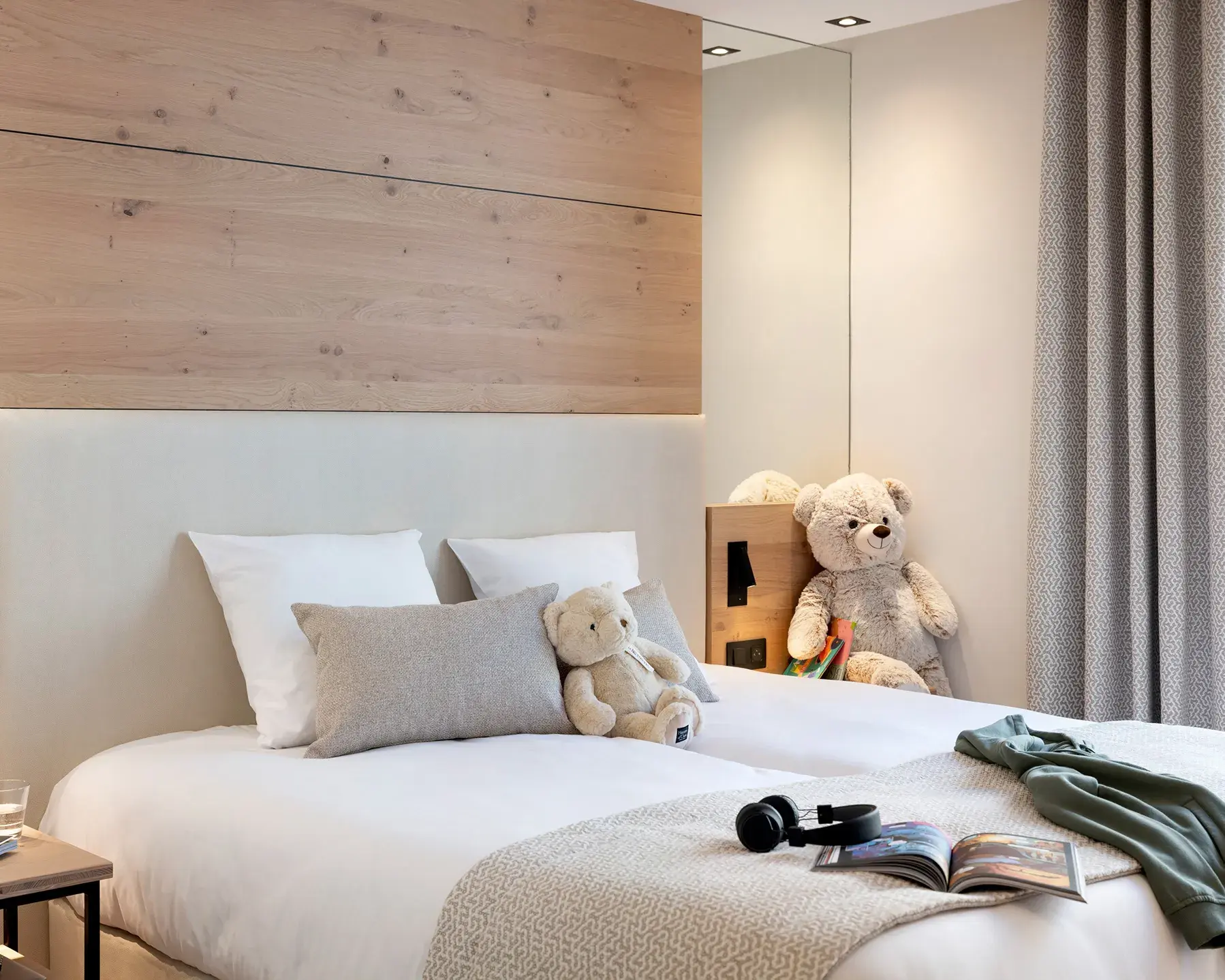 Chambre enfant d'un appartement de la résidence Alhéna à Flaine