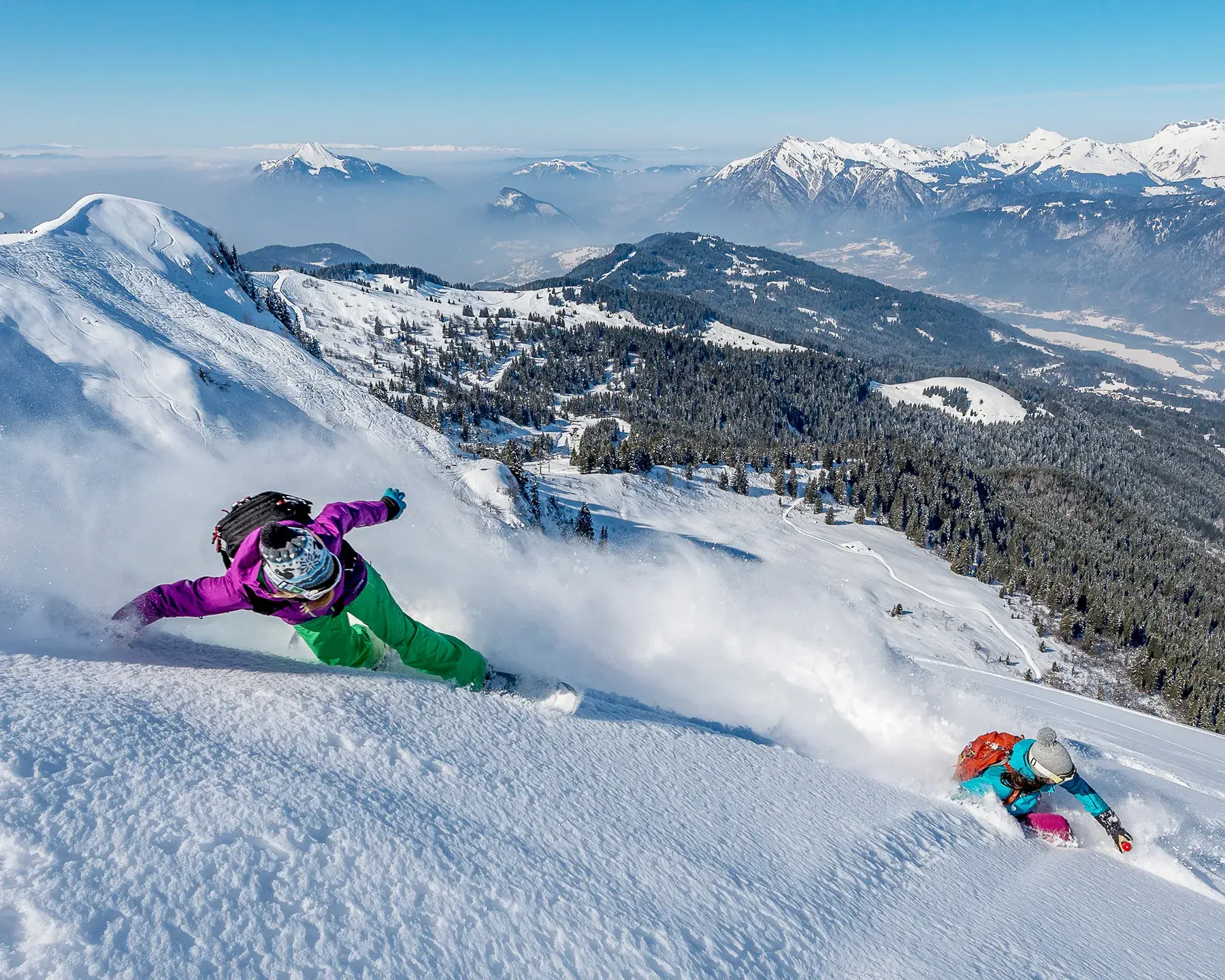 Samoëns - Domaine Skiable Grand-Massif - Skieurs